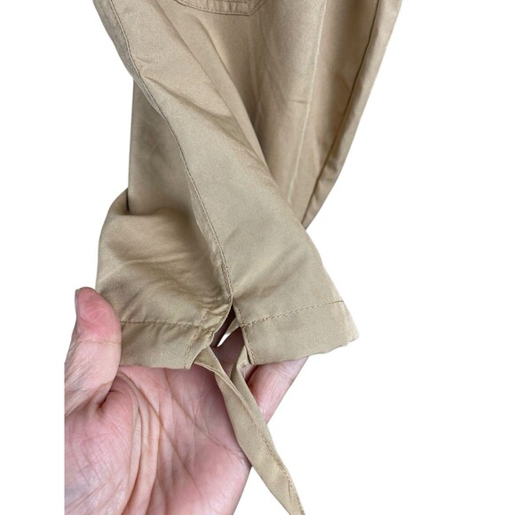 WOMENS S TRESPASS ADVENTURE TRAVEL CROPPED CAPRI CARGO PANTS TRAIL HIKING BROWN - Picture 5 of 15